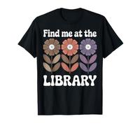 Find Me At The Library Bibliotecario Ratón De Biblioteca Camiseta