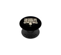 Find My Balls Funny Golf Humor Old Joke Jubilado Cumpleaños PopSockets PopGrip Adhesivo