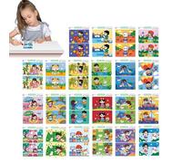 Find the Difference Cards - Baraja de reconocimiento, 1 juego de tareas de percepción para el crecimiento cerebral, juego educativo de búsqueda de fallas para niños con arte colorido, equipo de