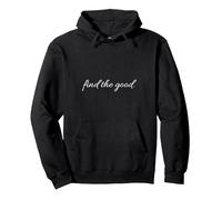 Find The Good. Sudadera con Capucha, Unisex para Adultos, Negro, XL
