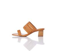 find. Two Band Woven Sandal Sandalias con Punta Abierta, Marrón Brown, 41 EU