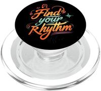 Find Your Rhythm Music Headphones Lover PopSockets PopGrip para MagSafe