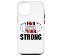 Find Your Strong in You Strength Motivational Gym Workout Carcasa para iPhone 12/12 Pro