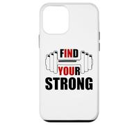 Find Your Strong in You Strength Motivational Gym Workout Carcasa para iPhone 12 Mini