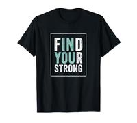 Find Your Strong Motivational Gym Workout Fitness Camiseta