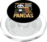 Find Your Zen Den with Pandas PopSockets PopGrip para MagSafe