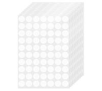 FINDAT Blanca 19 mm Pegatinas Puntos Redondas Etiquetas Circulo Blanca Adhesivos Gomets 700 Piezas Para Hogar Aula AlmacéN Oficina