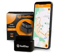 FindCar - Localizador GPS 4G OBD para Coche Moto y Camión con Conexión Directa a la Batería y SIM Integrada, Rastreador con App, Alerta Antirrobo, Exceso Velocidad y Geovalla, Suscripción Flexible