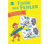 Finde den Fehler für Vorschulkinder ab 5: 40 Suchbilder und Fehlerrätsel für Kinder ab 5 Jahren. Beschäftigung. Selbstständiges Lernen zuhause und unterwegs. Lösungskontrolle. Konzentration fördern