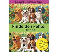 Finde den Fehler - Hunde - Seniorenbeschäftigung Rätsel - Grossformat
