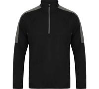 Finden & Hales Jersey top deportivo midlayer con media cremallera en (PC3508)