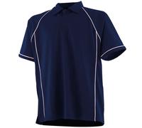 Finden & Hales Polo de deporte de manga corta con ribete para (RW429) UTRW429_57
