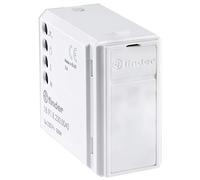 Finder 189182300040 Serie 18 - Detectores de movimiento y presencia, 10 A, 1 salida, 200 W, 230 V, estándar, montaje en pared para sistemas urbanos, botón exterior, blanco, CA, 50/60 Hz