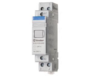 Finder 22.22 Doble NO Relé Industrial 20A 12VDC - 22.22.9.012.4000