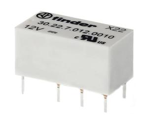 FINDER 30.22.7.012.0000 - Relé para PCB 12 V/DC 1.25 A, 2 intercambios, 1 Unidad