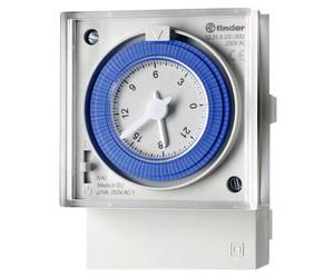 Finder 72Mm Montaje Frontal Temporizador Diario Interruptor 16A 230VAC - 12.31.8.230.0000