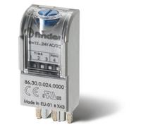 Finder 86.30 Módulo De Temporizador Multifunción 12-24V CA/CC - 86.30.0.024.0000