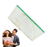 Finder Des Golden Ratio Composition View - Visor de sección dorada transparente, herramienta de arte de precisión para fotógrafos y pintores | Ayuda de dibujo y pintura, Relación dorada portátil - Red