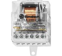 Finder Interruptor de sobrecorriente empotrable 26.03.8.230.4000 1 cierre, 1 abridor 230 V/AC 10 A 2500 VA 1 unidad
