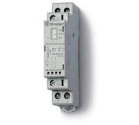 Finder serie 22 - Contactor modular 2na 12v agsno2 indicador mecanico +led