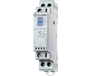 Finder serie 22 - Contactor modular 2nc 24v agsno2 selector +indicador +led