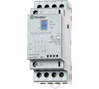 Finder serie 22 - Contactor modular 4na 230v agni indicador +led