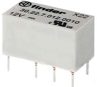 Finder serie 30 - Rele circuito impreso mini dil 12vdc 2 contacto conmutador sensible