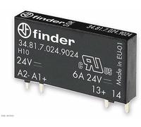 Finder serie 34 - Mini rele circuito impreso 5mm 1 contacto abierto 2a 24vdc