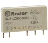 Finder serie 34 - Mini rele circuito impreso 5mm contacto agni+au 5vdc horizontal