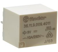 Finder serie 36 - Minirele 10a 9v agsno2 para circuito impreso