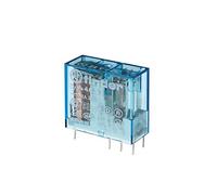 Finder serie 40 - Rele mini Automático reticulado 5mm 2 conmutado 8a 12vdc, transparente