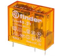 Finder Serie 40 - Rele Mini reticulado 3.5mm conmutado 10a 230vac