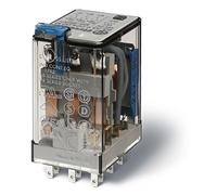 Finder serie 55 - Rele contactos agni+au 110vdc pulsador +led+diodo