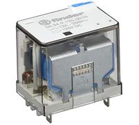 Finder serie 56 - Rele potencia 4 contactos agsno2 125vdc pulsador