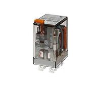 Finder serie 56 - Rele potencia 4 contactos agsno2 24vdc pulsador