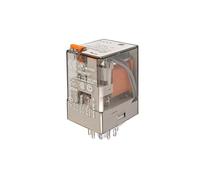 Finder serie 60 - Rele industrial faston 2 contactos conmutado 12vdc