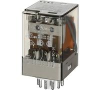 Finder serie 60 - Rele industrial undecal 24vac 3 contactos puls+led