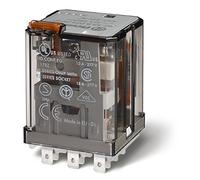 Finder serie 62 - Rele potencia 3 contacto abierto agsno2 12vdc