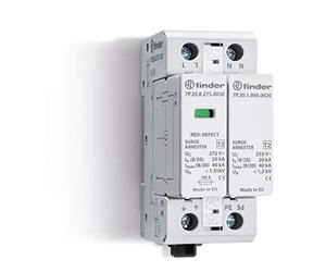 Finder serie 7p - Protector sobretensión spd tipo-2 1 varistor +1 gdt