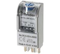 Finder serie 86 - Módulo temporizado bifunción 24vac/corriente continua