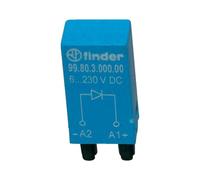 Finder serie 99 - Módulo led 6-220vdc verde