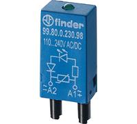 Finder serie 99 - Módulo led 6-24v corriente alterna/corriente continua verde