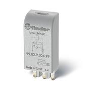 Finder serie 99 - Módulo led+varistor 28/60v corriente continua/corriente alterna verde