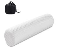 Findigit Rollo cervical de espuma viscoelástica, cilíndrico, almohada redonda para aliviar el dolor de cuello, dormir, almohada de apoyo de cuello redondo para cabeza, piernas y yoga, 18.5x5 pulgadas