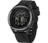 findtime Reloj de pulsera digital militar para exteriores, LED, reloj digital para hombre, con alarma, doble hora, 12/24 horas, cronómetro, reloj de hombre, nailon, silicona, reloj táctico, para niños