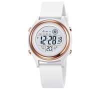 findtime Reloj deportivo digital para mujer, resistente al agua hasta 50 m, reloj digital para deportes al aire libre con retroiluminación LED, alarma, cuenta regresiva, cronómetro,