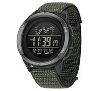 findtime Reloj deportivo impermeable para hombre, reloj deportivo militar digital para hombre, reloj deportivo con doble zona horaria, retroiluminación LED, alarma, cronómetro, cuenta regresiva