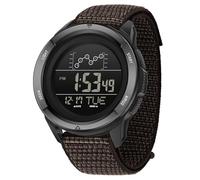 findtime Reloj deportivo impermeable para hombre, reloj deportivo militar digital para hombre, reloj deportivo con doble zona horaria, retroiluminación LED, alarma, cronómetro, cuenta regresiva
