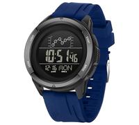 findtime Reloj deportivo impermeable para hombre, reloj deportivo militar digital para hombre, reloj deportivo con doble zona horaria, retroiluminación LED, alarma, cronómetro, cuenta regresiva