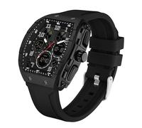 findtime Reloj digital para hombre, táctico, militar, impermeable, analógico, con retroiluminación LED de 12/24 horas, cuenta regresiva, negro, pulsera
